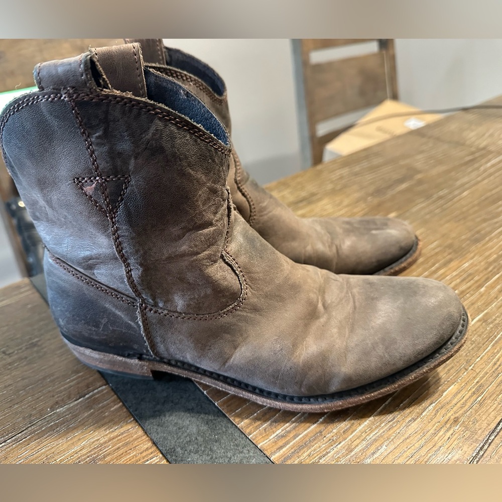 Liberty Black Distressed Bootie